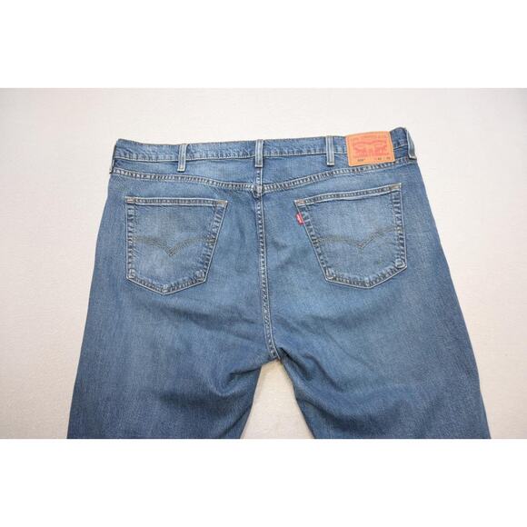 Levi's 559 Relaxed Straight Fit Rugged Blue Denim Jeans Mens Sz 42 x 32 - Picture 9 of 10